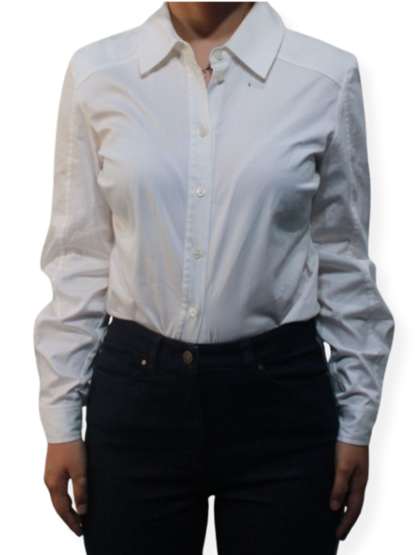 Nora White Button-up