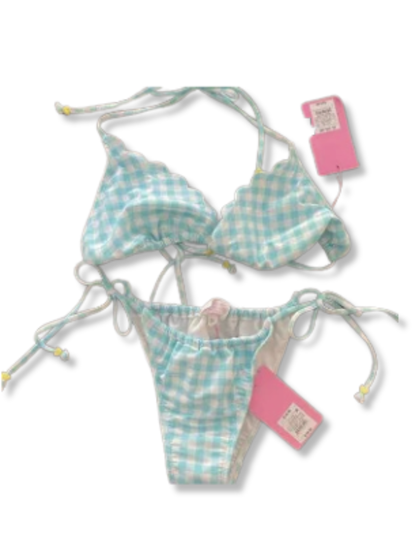 Gingham Bikini Set
