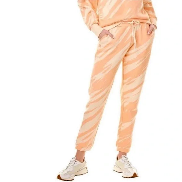 Nectarine Orange Tie Dye Essentials Jogger Pants