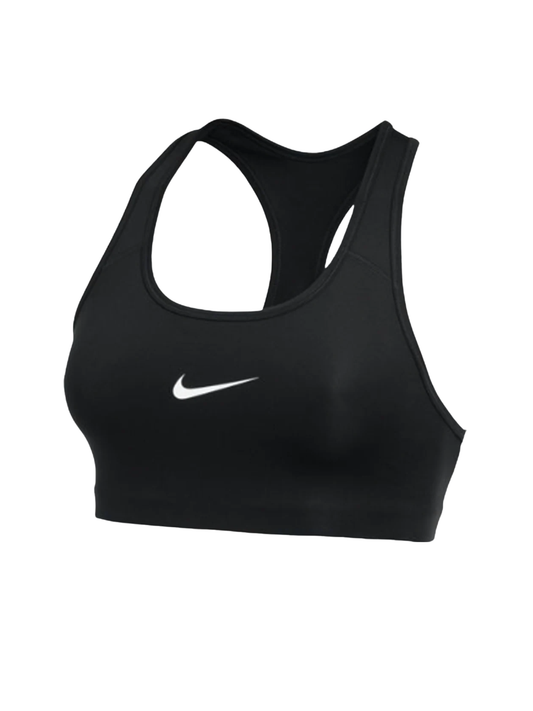 Swoosh Medium Support Padded Sports Bra (Black)