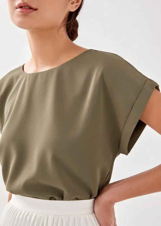 Ashari Drop Shoulder Shell Top